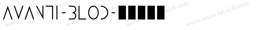 Avanti-blod字体转换