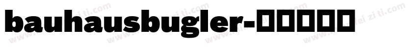 bauhausbugler字体转换