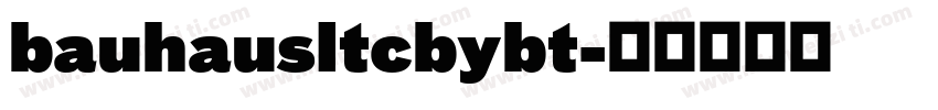 bauhausltcbybt字体转换
