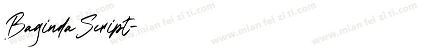 BagindaScript字体转换