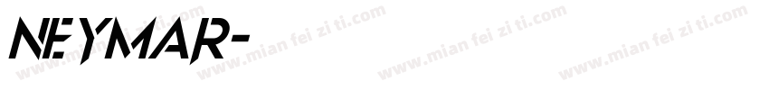 Neymar字体转换