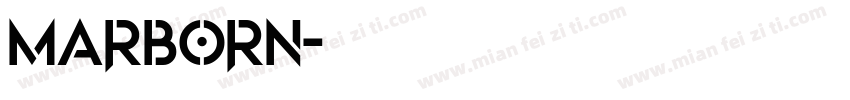 marborn字体转换