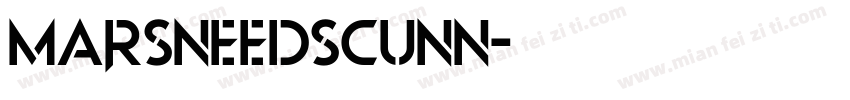 marsneedscunn字体转换