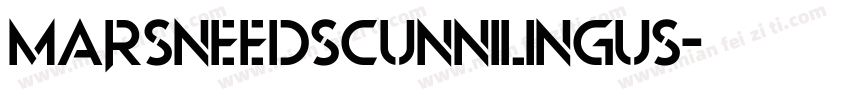 marsneedscunnilingus字体转换