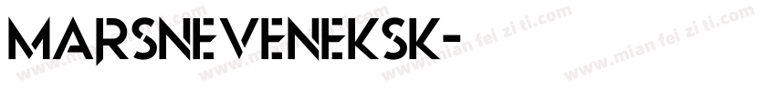 marsneveneksk字体转换