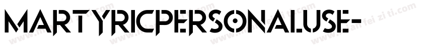 martyricpersonaluse字体转换