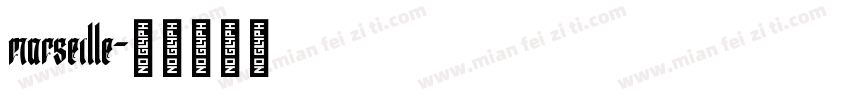 marseille字体转换