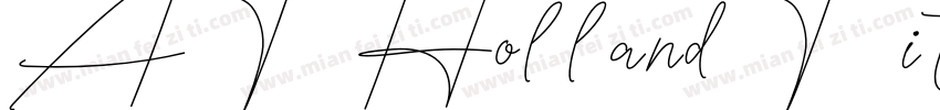 ATHollandTitleW05-Re字体转换