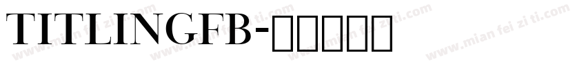 TitlingFB字体转换