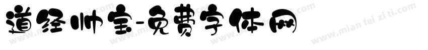 道经帅宝字体转换