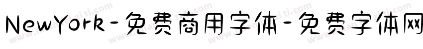 NewYork-免费商用字体字体转换
