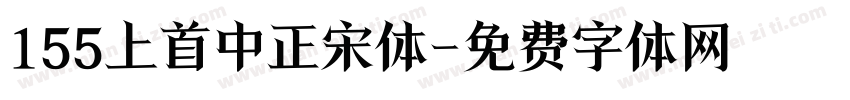 155上首中正宋体字体转换