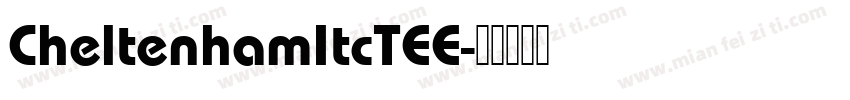 CheltenhamItcTEE字体转换