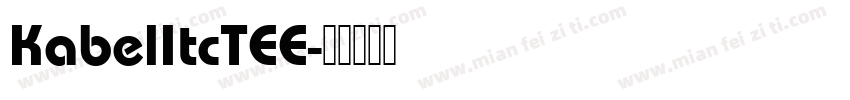 KabelItcTEE字体转换