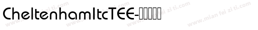 CheltenhamItcTEE字体转换