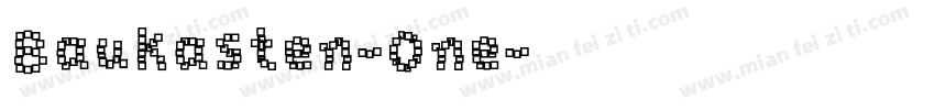 Baukasten-One字体转换