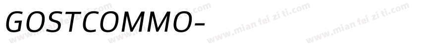 GOSTCOMMO字体转换