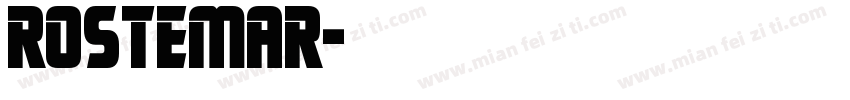 Rostemar字体转换