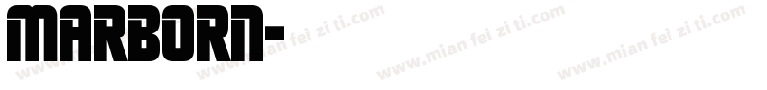 marborn字体转换