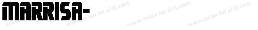 marrisa字体转换