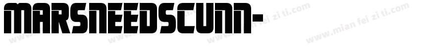 marsneedscunn字体转换