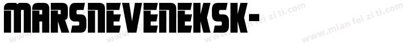 marsneveneksk字体转换