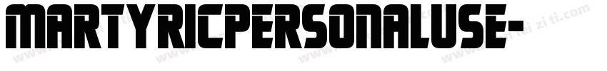 martyricpersonaluse字体转换