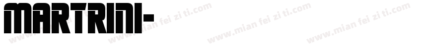 martrini字体转换