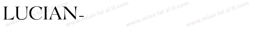 LUCIAN字体转换