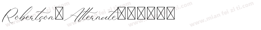 Robertson-Alternate字体转换