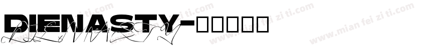 DIENASTY字体转换
