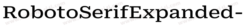 RobotoSerifExpanded-字体转换