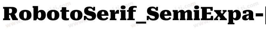 RobotoSerif_SemiExpa字体转换