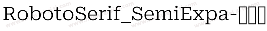 RobotoSerif_SemiExpa字体转换