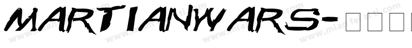 MartianWars字体转换