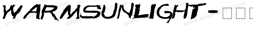 warmsunlight字体转换