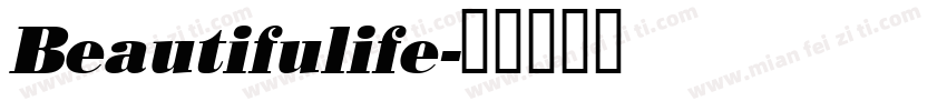 Beautifulife字体转换
