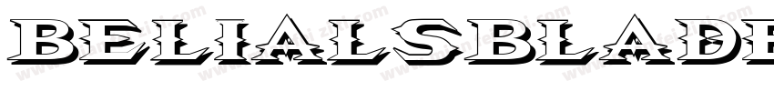 BelialsBlade3d字体转换
