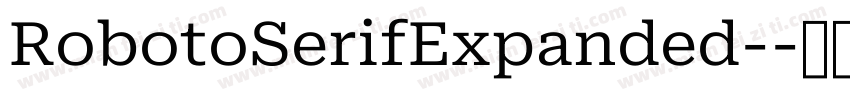 RobotoSerifExpanded-字体转换
