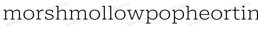 morshmollowpopheortinght字体转换