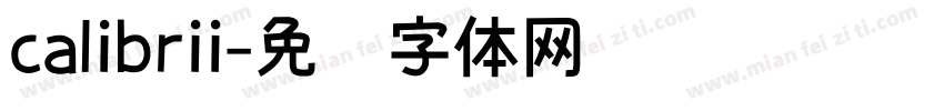calibrii字体转换