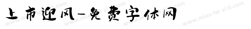 上市迎风字体转换