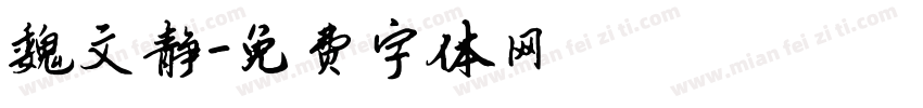 魏文静字体转换