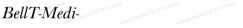 BellT-Medi字体转换