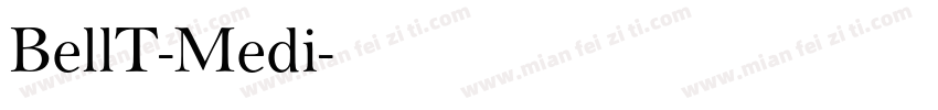 BellT-Medi字体转换