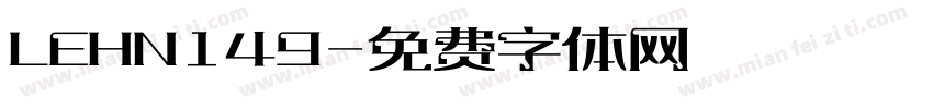 LEHN149字体转换