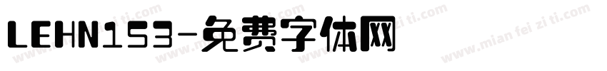LEHN153字体转换