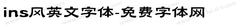ins风英文字体字体转换