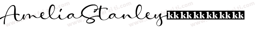 AmeliaStanley字体转换