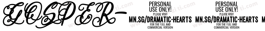 GOSPER字体转换